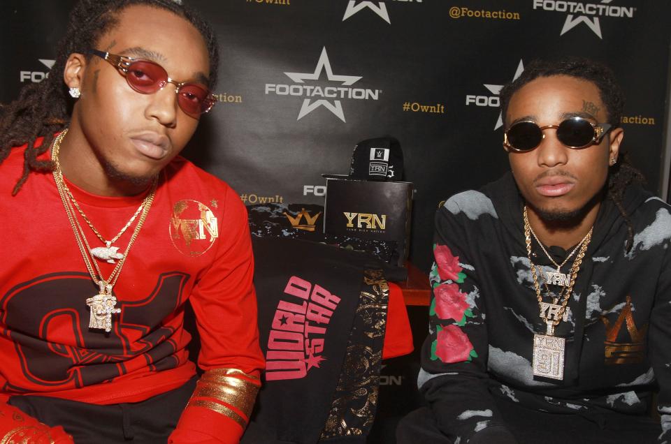 Quavo and Takeoff grew up together before they hit fame as Migos. In his tribute message, Quavo recalled times they aspired to be WWE wrestlers and won talent shows together.