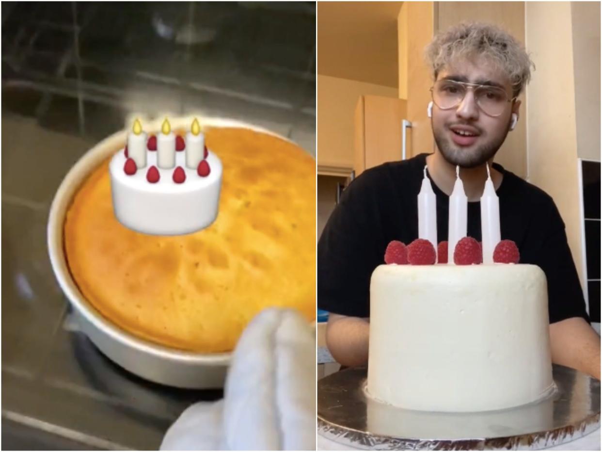 emoji birthday cake ash 