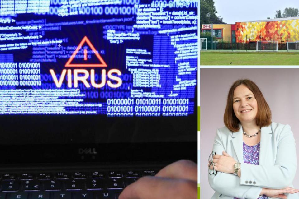 Hope Sentamu Learning Trust in York, which includes Manor CE School, has been hit by a ransomeware attack - with chief executive officer, Helen Winn <i>(Image: Newsquest)</i>