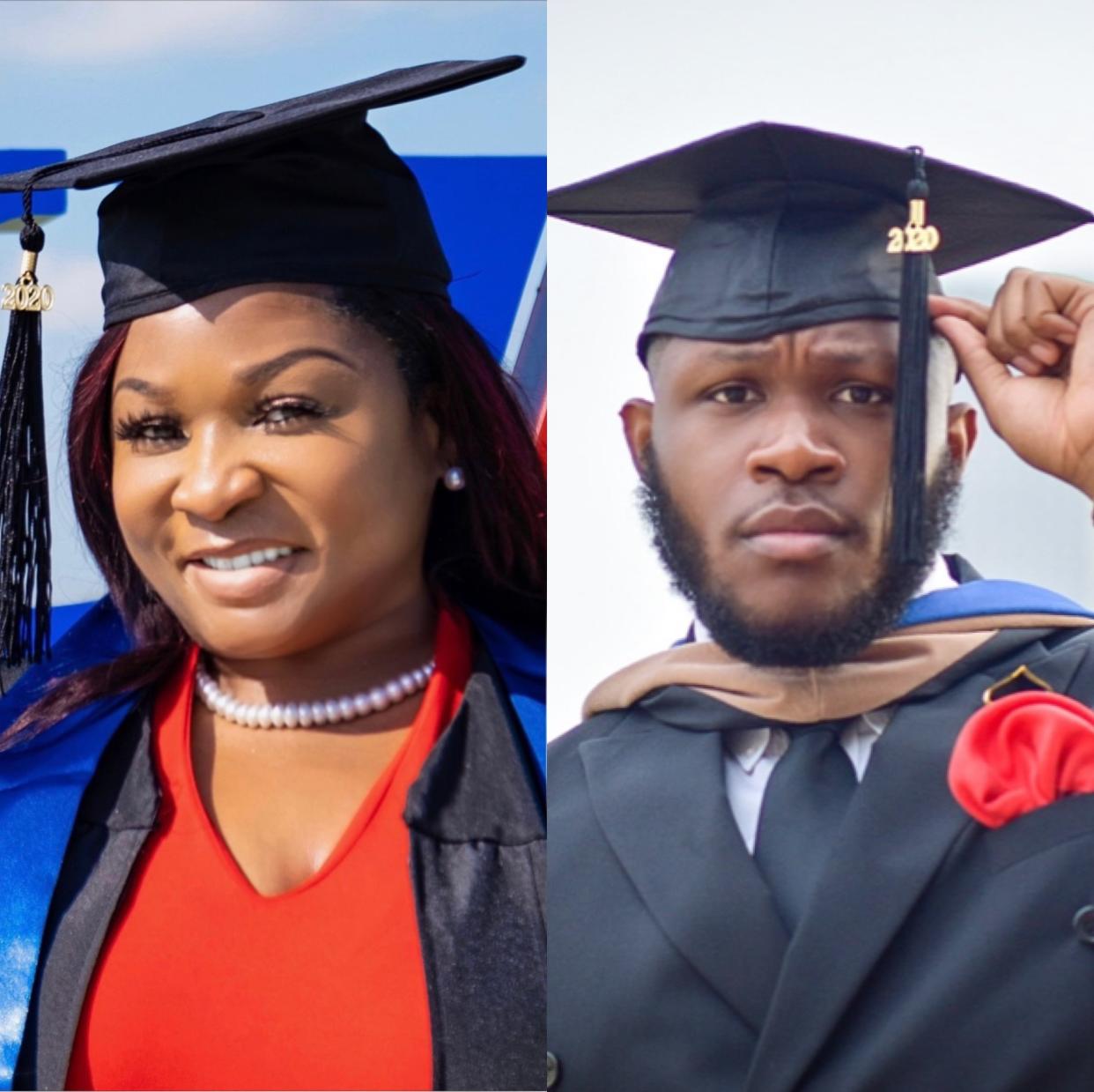 Renita Gray surprised her family when she presented invitations to her college graduation, the very same ceremony as her son, Anthony Taylor. (Photo courtesy of Anthony Taylor) 