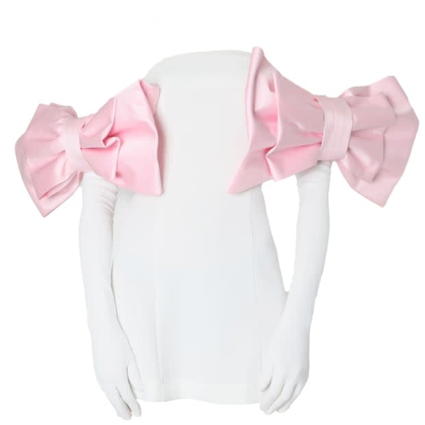 <p>Wolf & Badger White Cupid Dress, <a href="https://rstyle.me/+57jQ_ijxxgRKwYCWYZZCSg" rel="nofollow noopener" target="_blank" data-ylk="slk:available here;elm:context_link;itc:0;sec:content-canvas" class="link ">available here</a> (sizes XS-XL)</p>