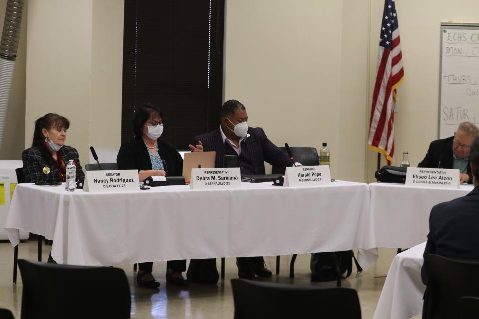 Lawmakers discuss environmental issues during a meeting of New Mexico's Radioactive and Hazardous Materials Committee, Oct. 10, 2023 at Southeast New Mexico College.