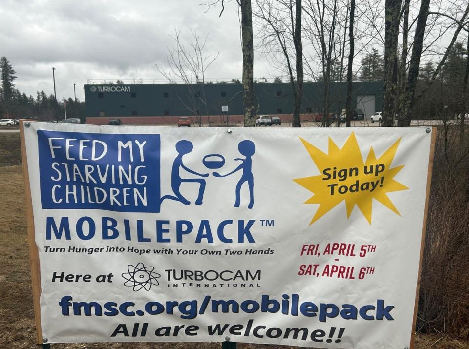 Feed My Starving Children, an annual event for Turbocam, is seeking volunteers to help package food for children around the world.