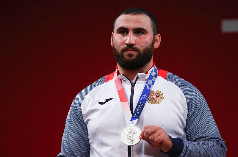 Weightlifting - Men's 109kg - Medal Ceremony