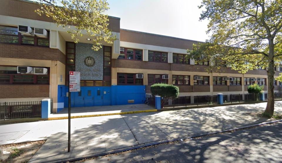 Douglass James was arrested at Juan Morel Campos Secondary School, where he served as a paraprofessional. Google Maps