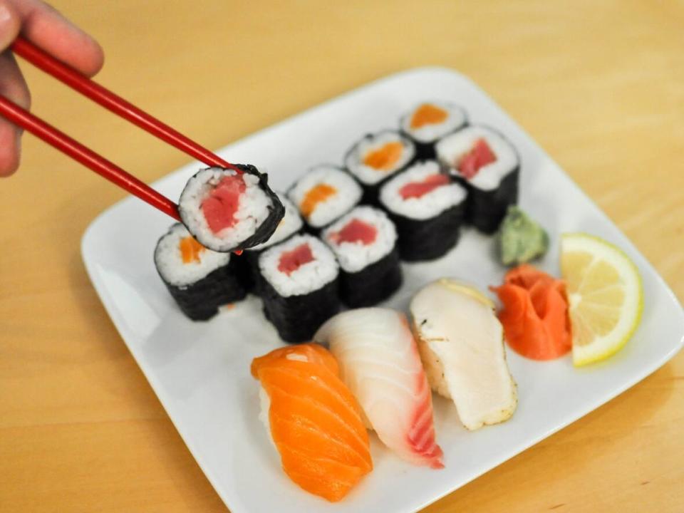 Montreal's public health authorities say sushi prepared at a Provigo grocery store on Saint Jacques street in NDG between Nov. 17-20 and Nov. 24-25 may have been contaminated with Hepatitis A.  (Jenn Hueting/Oceana - image credit)