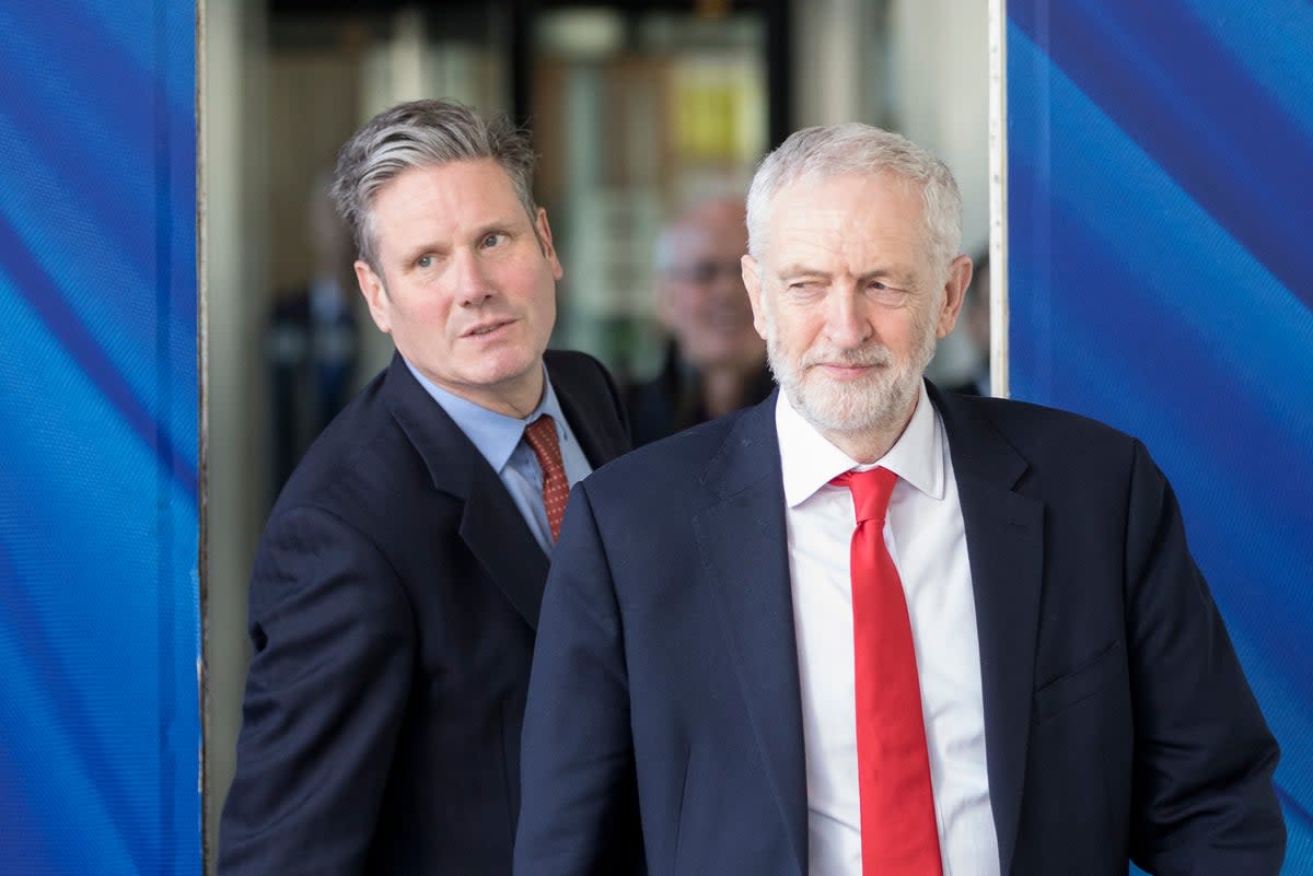 Keir Starmer and Jeremy Corbyn in 2019  (Getty Images)