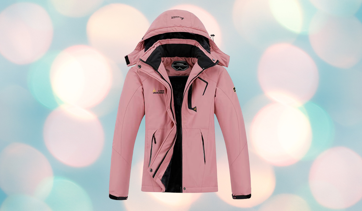 pink outdoor jacket