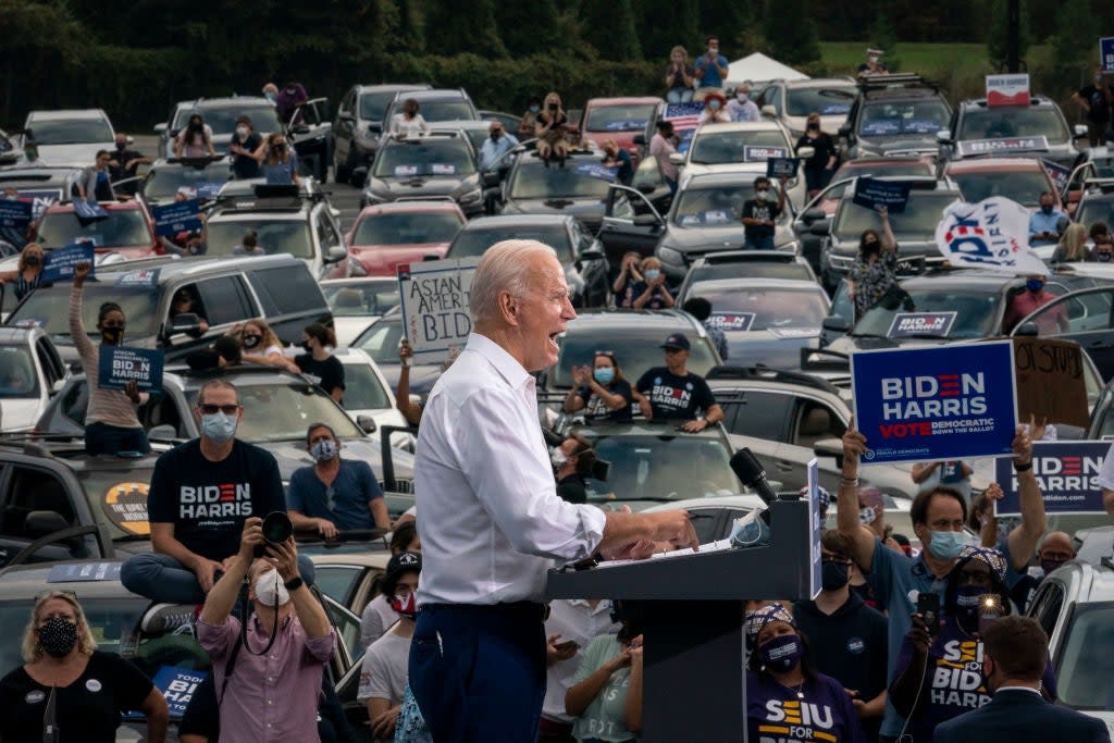 Democratic presidential nominee Joe Biden's possible first 100 days in office would be slowed by some Washington norms not even Donald Trump could shatter, insiders say. (Getty Images)