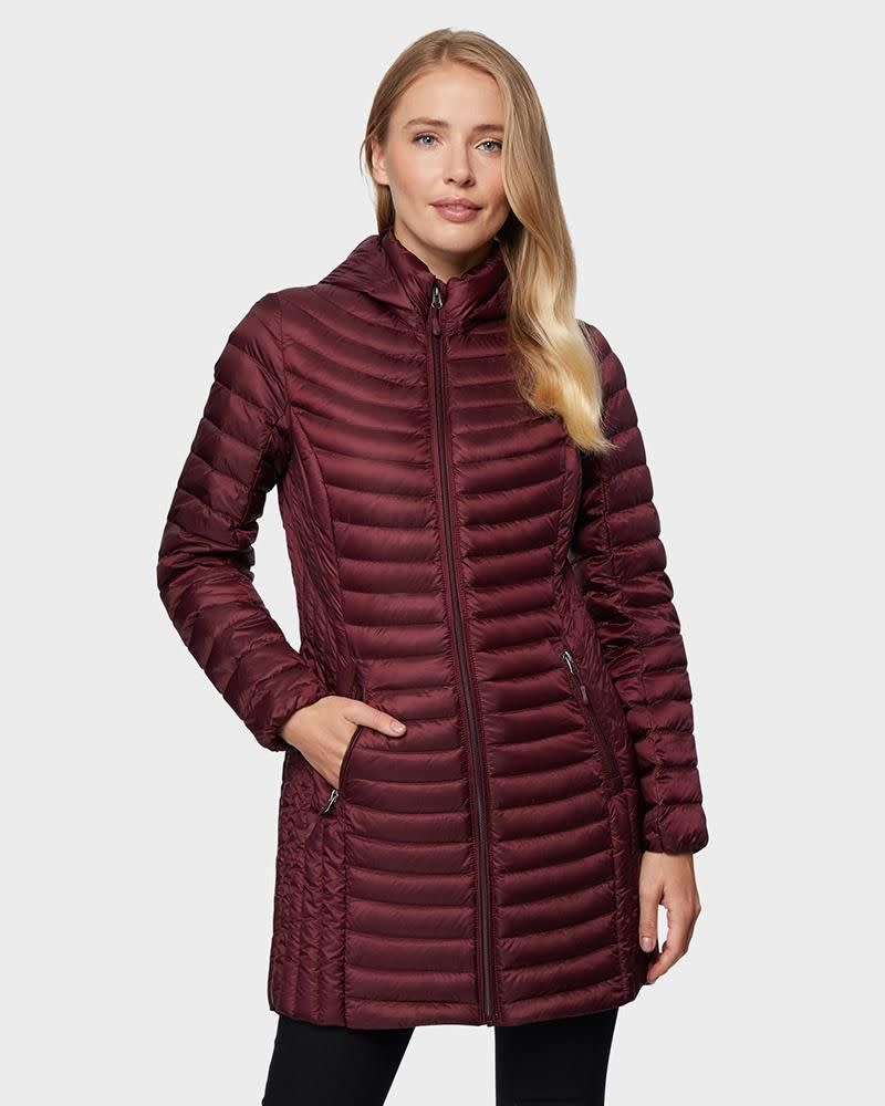 Women's Ultra-Light Packable Down 3/4 Jacket