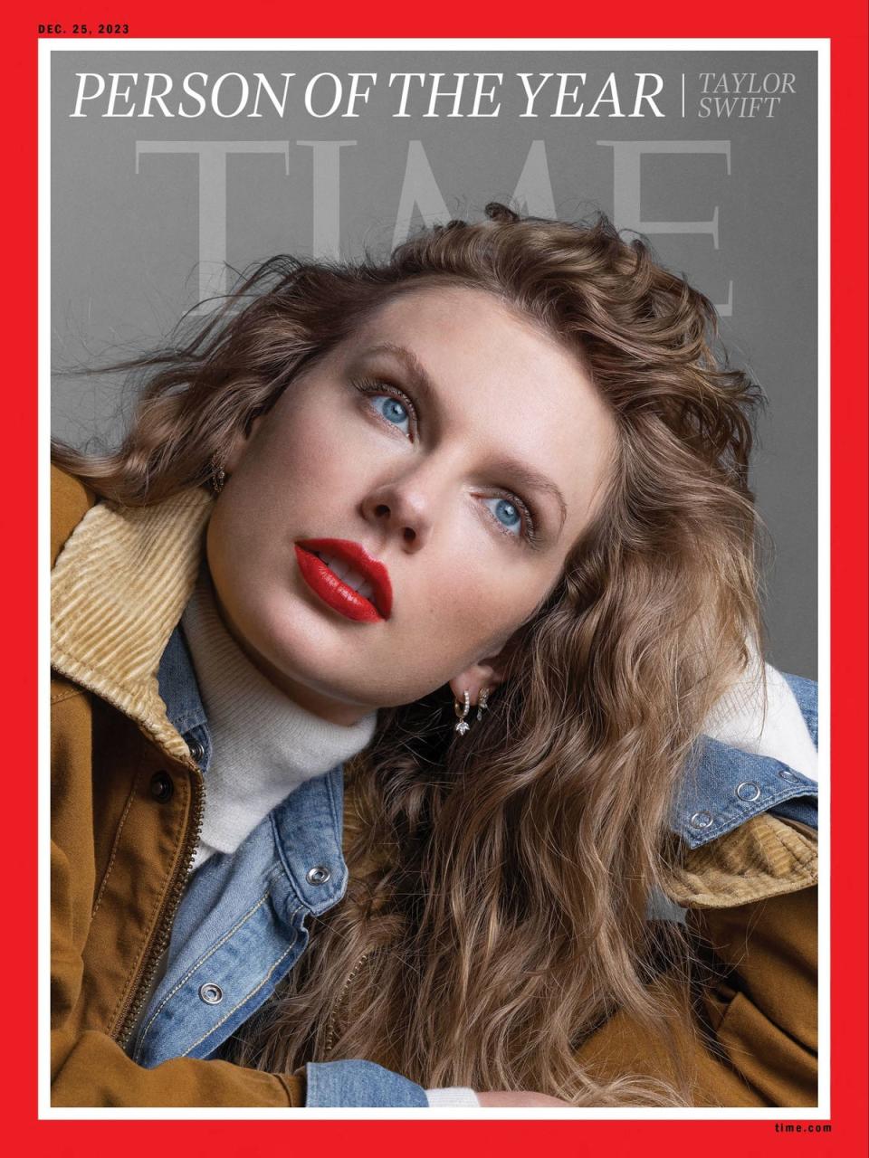 Swift has been named Time's Person of the Year (TIME / TIME Person of the Year / AFP)