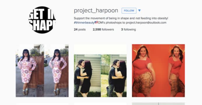 Ah, just what we needed in 2015: <a href="http://www.huffingtonpost.com/entry/despicable-fat-shaming-campaign-aims-to-reveal-peoples-thinnerbeauty_55d725ade4b0f593f7f6fc60">A "skinny acceptance," "pro-health" campaign</a> that photoshops images of plus-size women (and men, too, they want you to know) and makes them skinnier to reveal their "#thinnerbeauty." We'll take a hard pass on this one.&nbsp;