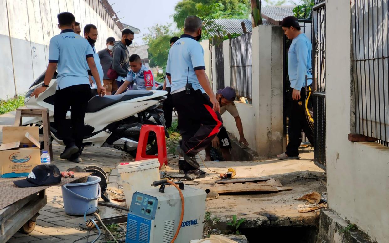 The man escaped from jail in Tangerang, Banten province - FAJRIN RAHARJO/AFP via Getty Images