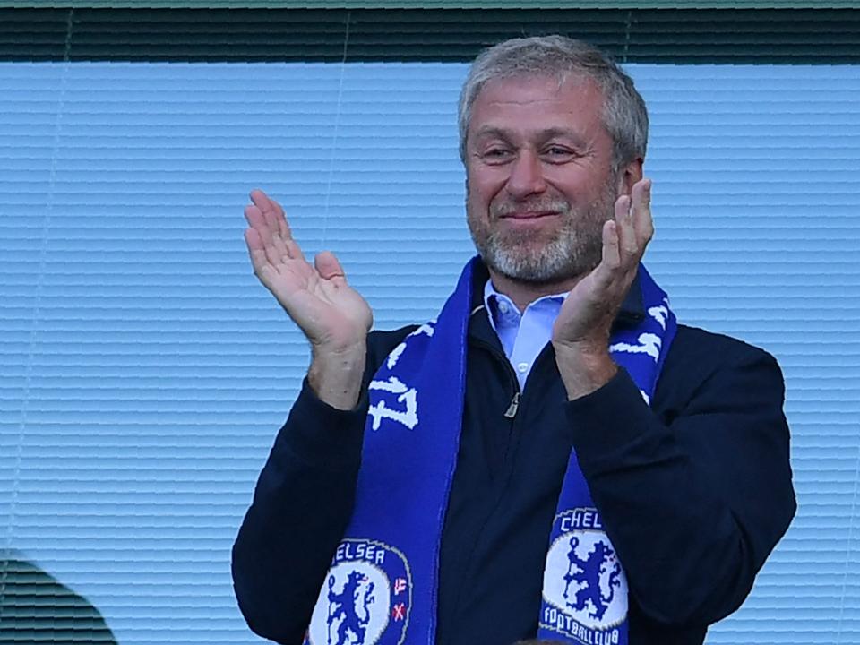 Billionaire Russian oligarch Roman Abramovich watches Chelsea, the soccer club he owns.