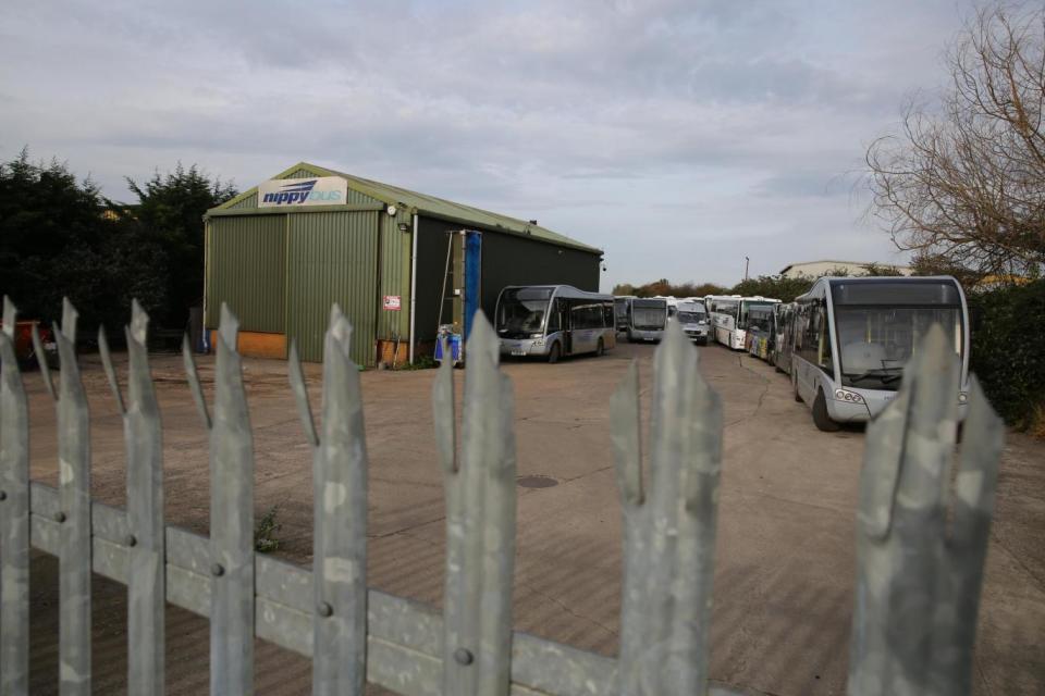The closed Nippy Bus depot in Martock, Somerset (SWNS.com)