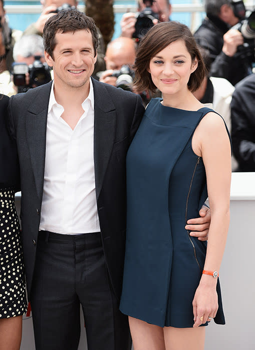 Marion Cotillard with partner