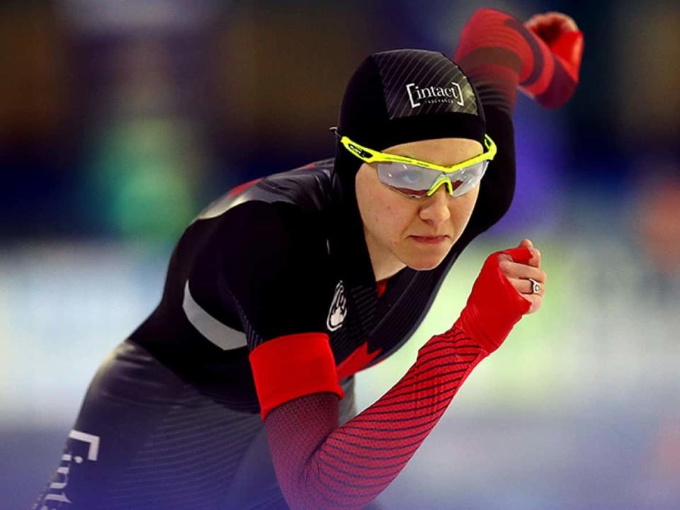 Ottawa's Isabelle Weidemann skated to silver to open up the World Cup stop in Norway on Friday. (Dean Mouhtaropoulos/Getty Images - image credit)