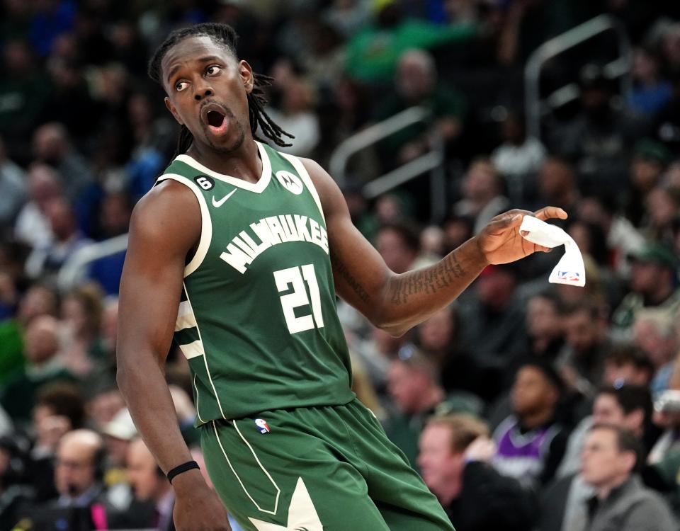 Bucks guard Jrue Holiday, who will be entering his 15th NBA season, said he'd like to retire as a member of the Bucks, just not yet.