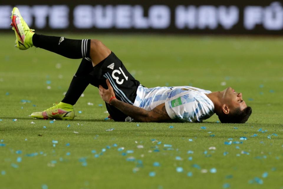 Tottenham’s Cristian Romero was injured on international duty with Argentina  (Getty Images)