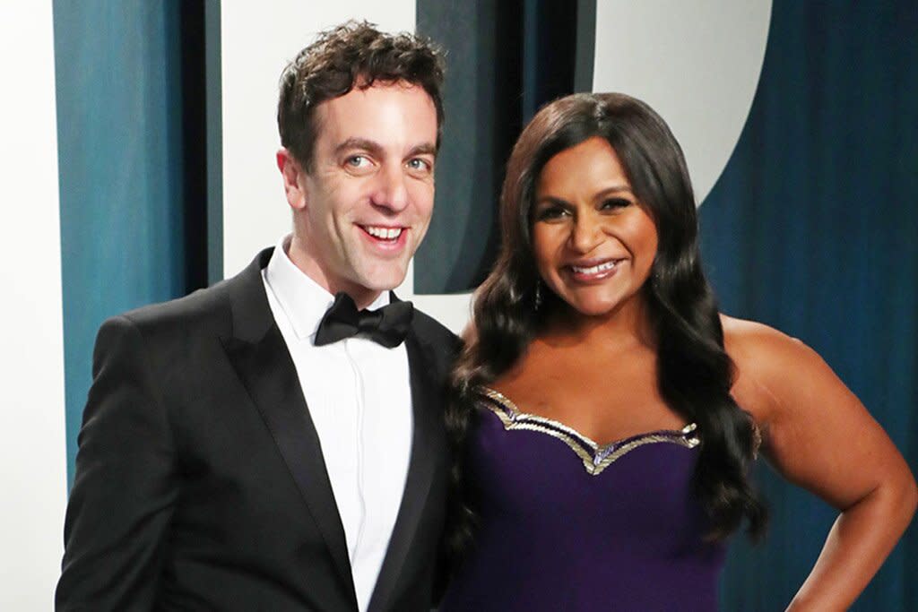 BJ Novak and Mindy Kaling