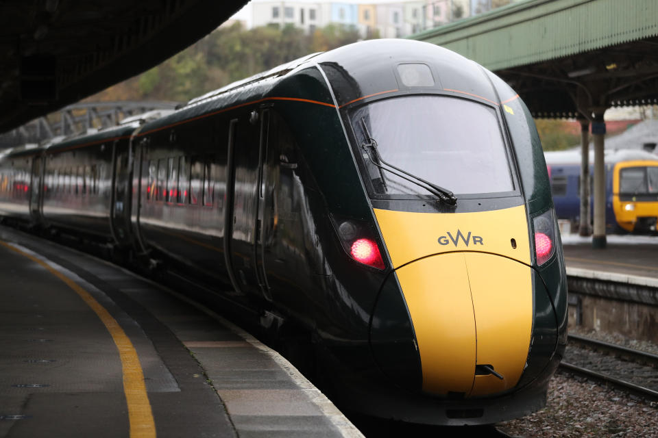 File photo dated 30/10/20 of a GWR (Great Western Railway) train waiting on a platform at Bristol Temple Meads station in Bristol. There will be 