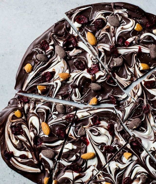 Mint Chocolate Swirl Bark