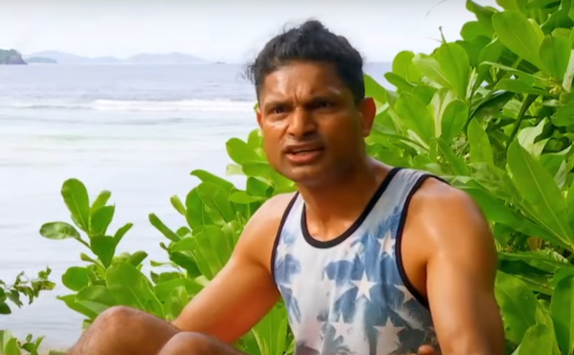  Bhanu gives a confessional on Survivor. 