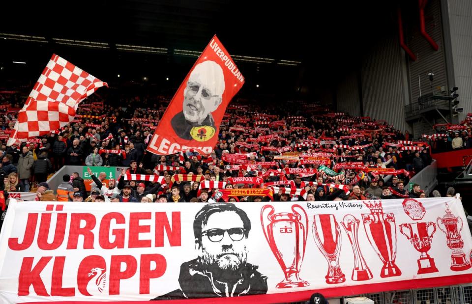Anfield is set for an emotional end to the season as Liverpool target four trophies under Klopp (Getty Images)
