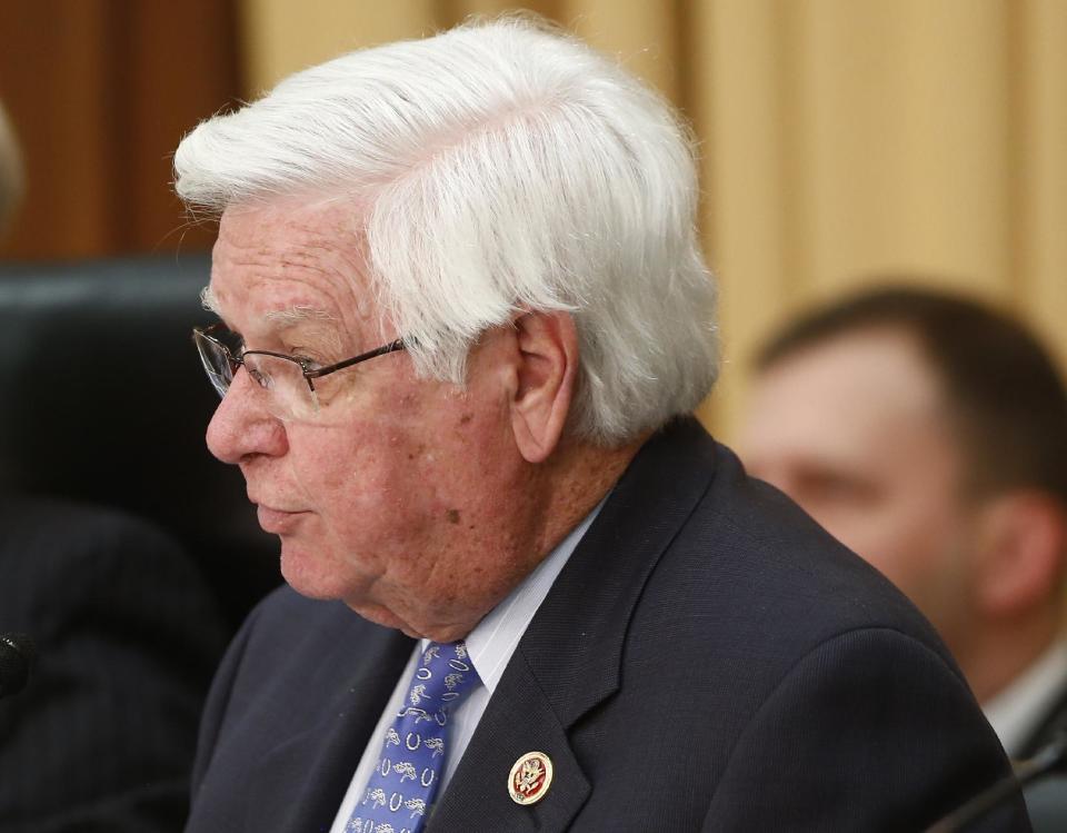 FILE - In this June 3, 2013 file photo, House Appropriations Committee Chairman Rep. Harold Rogers, R-Ky. speaks on Capitol Hill in Washington. Policy trades big and small make up the $1.1 trillion spending deal that Republican and Democratic leaders are rushing through Congress this week to avoid a repeat of October’s partial government shutdown. (AP Photo/Charles Dharapak)