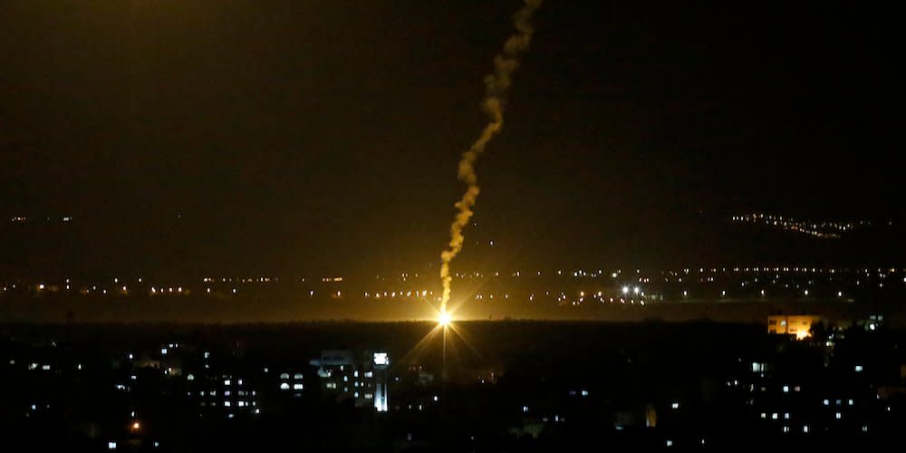 Israel-Palestine Hamas rockets in Gaza