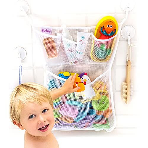 14) Hanging Bath Toy Holder