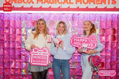 Consumers Capture Memorable Moments in MINISO Blind Box Activity Zone (PRNewsfoto/MINISO)