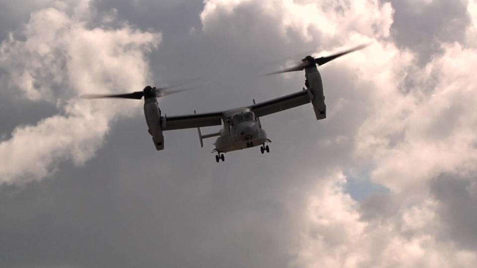 US military Osprey crashes, kills at least one