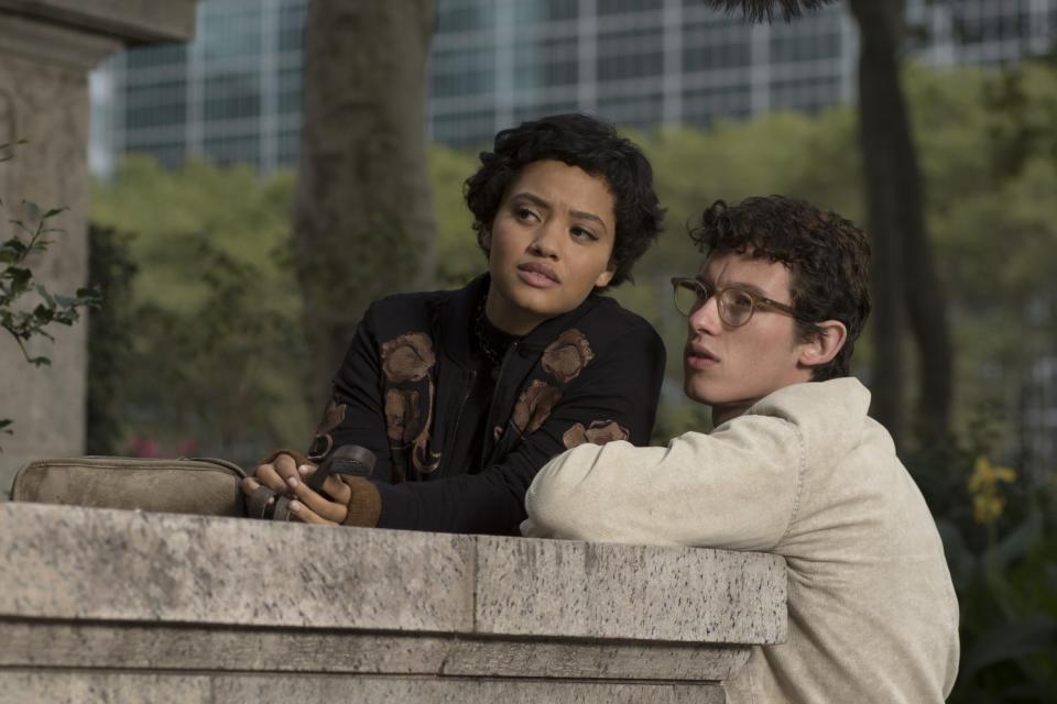 Kiersey Clemons and Callum Turner in <em>The Only Living Boy in New York.</em> (Photo: Roadside Attractions)