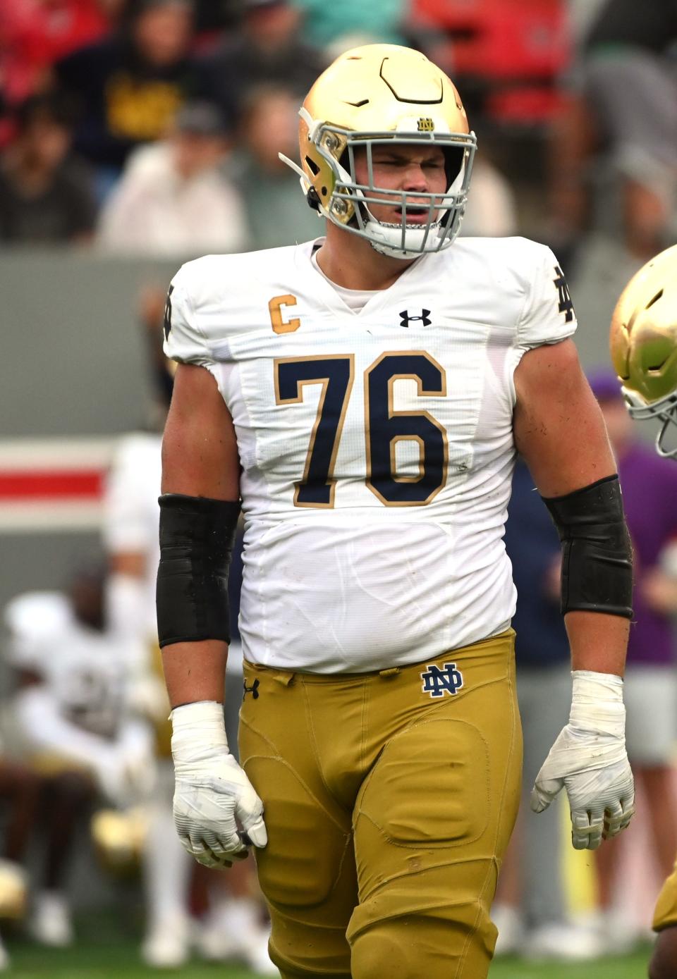 Notre Dame's Joe Alt could be the first offensive lineman selected in the 2024 NFL draft.