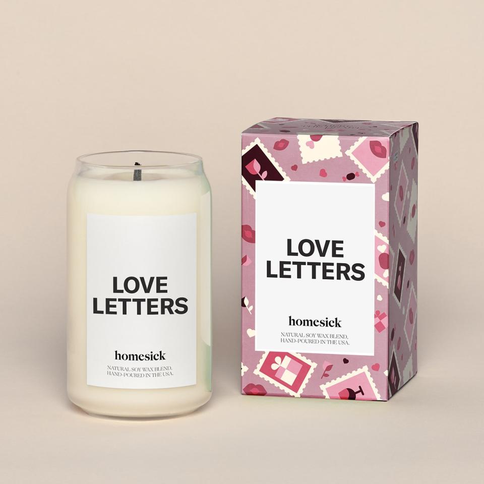 Homesick Love Letters Candle - $34