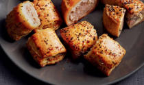 <b>ASDA Extra Special mini pork sausage rolls, £3</b><br><br> These tasty rolls were found to be well seasoned with tasty pastry and a sprinkling of seeds for extra flavour and texture. Lovely heated through.