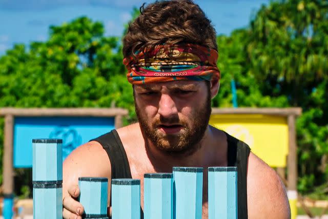 <p>CBS</p> Jake O'Kane on 'Survivor 45'