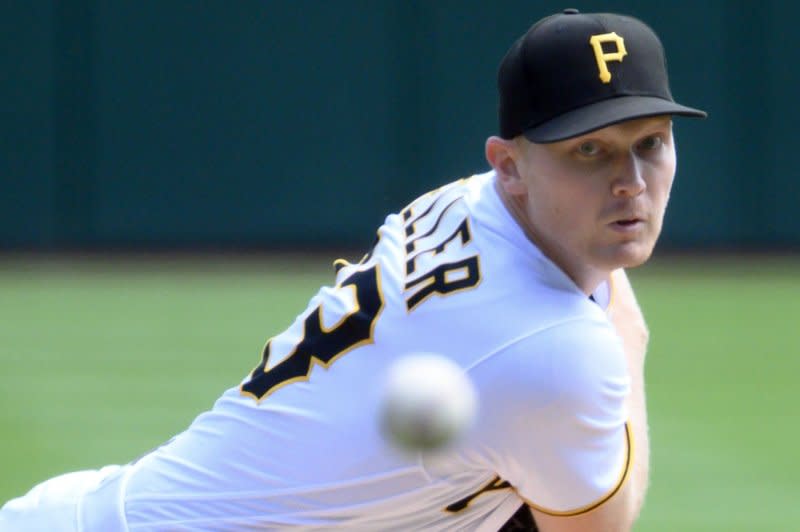 Pittsburgh Pirates starting pitcher Mitch Keller went 13-9 with a 4.21 ERA last season. File Photo by Archie Carpenter/UPI