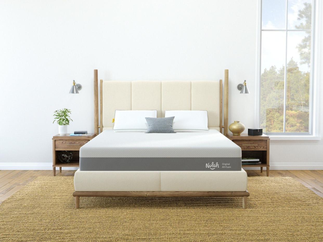 <p><a href="https://go.redirectingat.com?id=74968X1596630&url=https%3A%2F%2Fwww.nolahmattress.com%2Fproducts%2Fnolah-original-10&sref=https%3A%2F%2F" rel="nofollow noopener" target="_blank" data-ylk="slk:Shop Now;elm:context_link;itc:0;sec:content-canvas" class="link rapid-noclick-resp">Shop Now</a></p><p>Original 10" All-Foam Mattress</p><p>nolahmattress.com</p><p>$949.00</p>