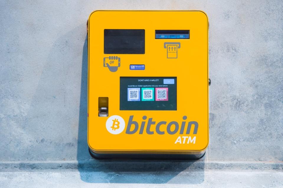 A bitcoin ATM  (PA Archive)