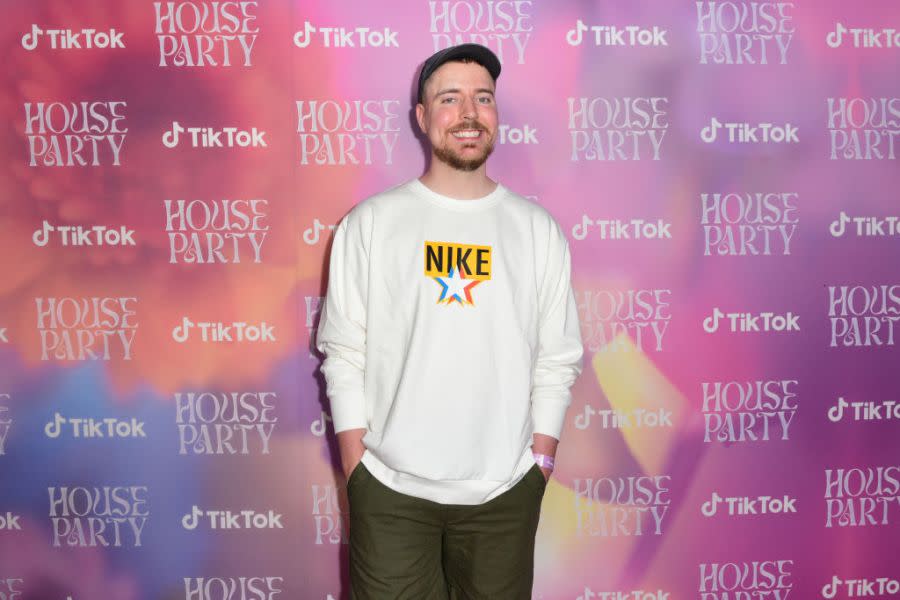 MrBeast attends TikTok House Party at VidCon 2022 on June 23, 2022 in Anaheim, California. (Getty Images)