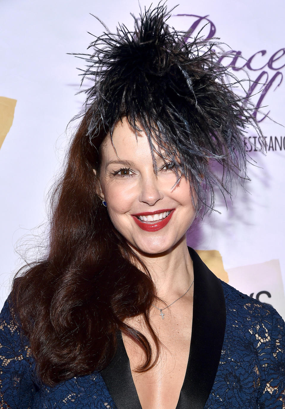 <p>Ashley Judd proves fascinators aren't just for the Kentucky Derby or the Royal Wedding. They're the perfect accessory to jazz up any ensemble and will double as a duster in a pinch.</p>