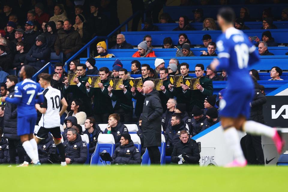 A bizarre spectacle took place at Chelsea vs Fulham (Getty Images)