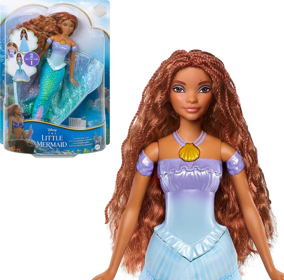 Mattel The Little Mermaid Transforming Ariel FashionDoll