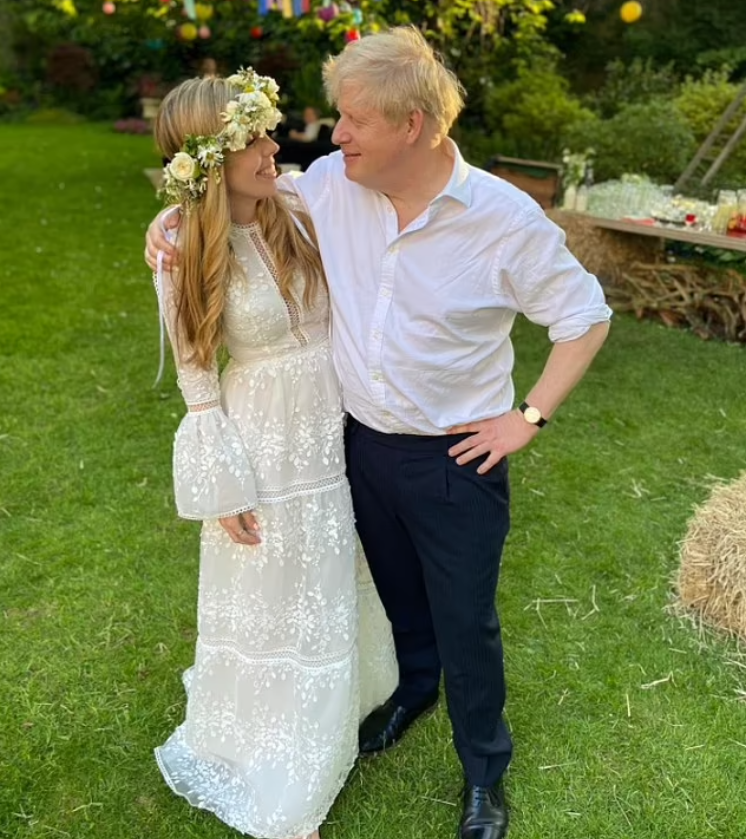 British prime minister Boris Johnson married Carrie Symonds