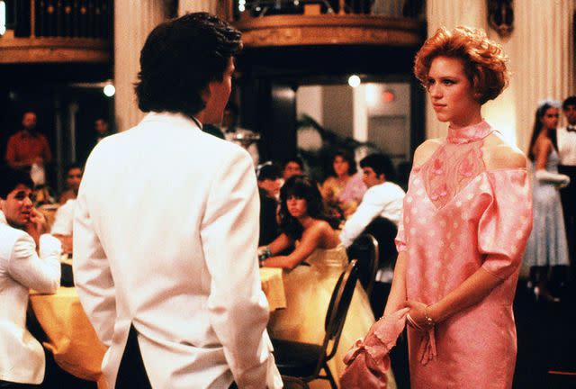<p>Paramount/Kobal/Shutterstock</p> Molly Ringwald in 'Pretty In Pink' - 1986