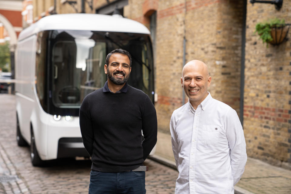 Arrival's president Avinash Rugoobur, left, and chief executive Denis Sverdlov. Photo: Arrival