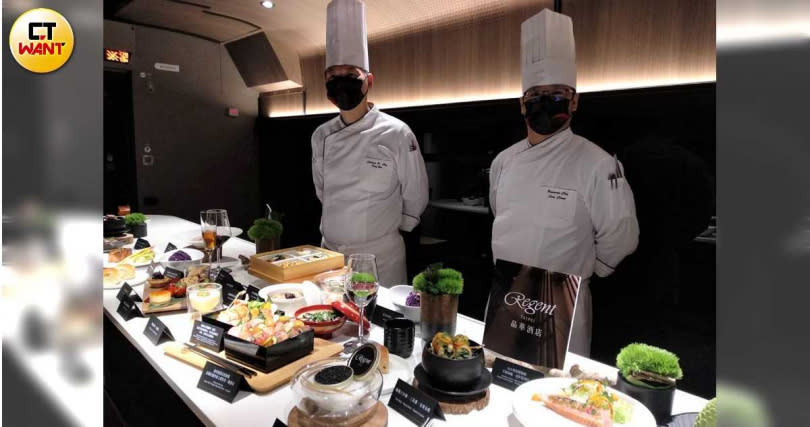 「鳴日廚房」餐點由晶華酒店五星主廚把花東在地食材及高規格服務帶入觀光列車。（圖／林榮芳）