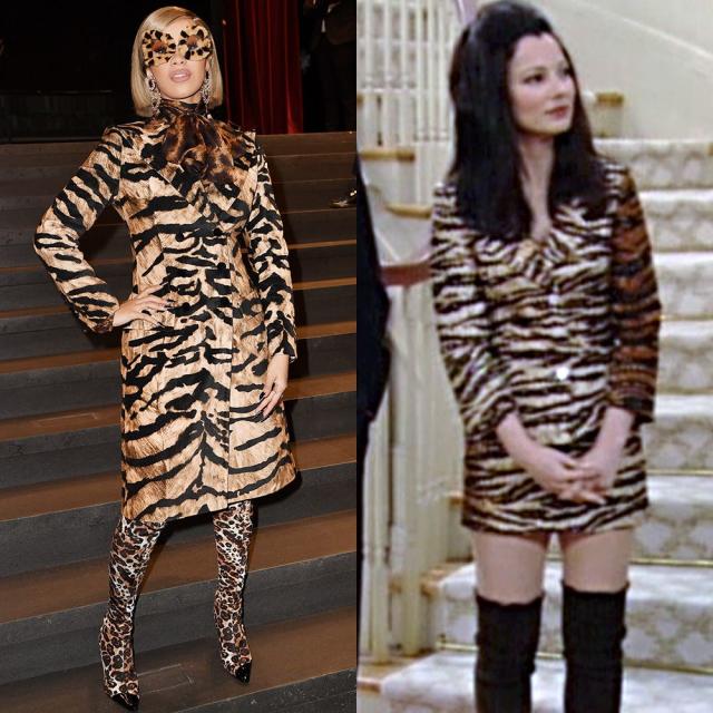 Fran Drescher Hairy Pussy - Cardi B Channeled The Nanny's Fran Fine at Milan Fashion Week